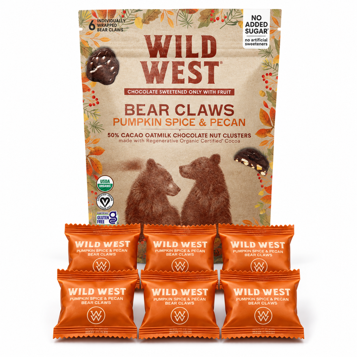 Wild West bag with six individually wrapped packets