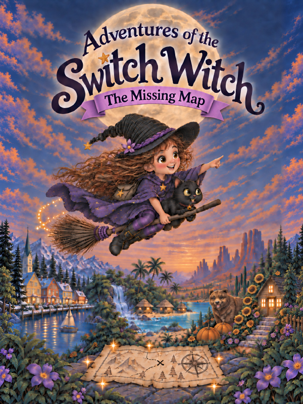 Cover of Adventures of the Switch Witch: The Missing Map